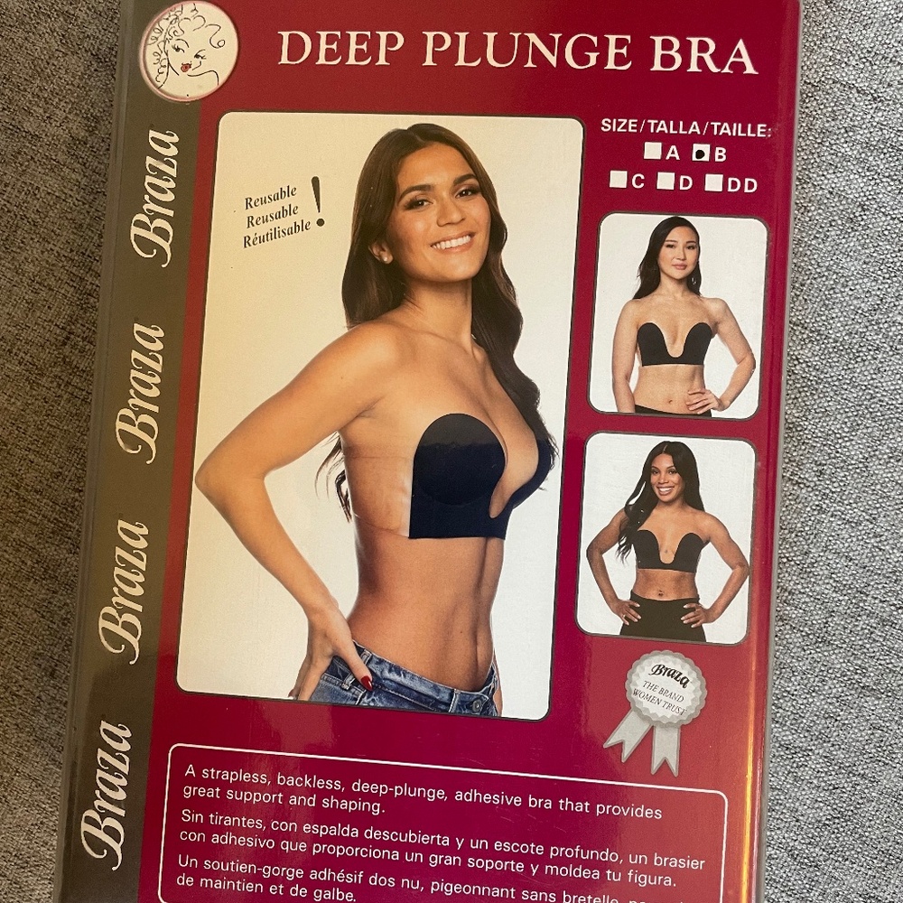 Braza Deep Plunge Bra B